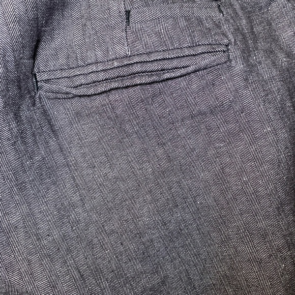 GAP Women's Gray Trousers with Pinstripe- Size 10 - Picture 10 of 13